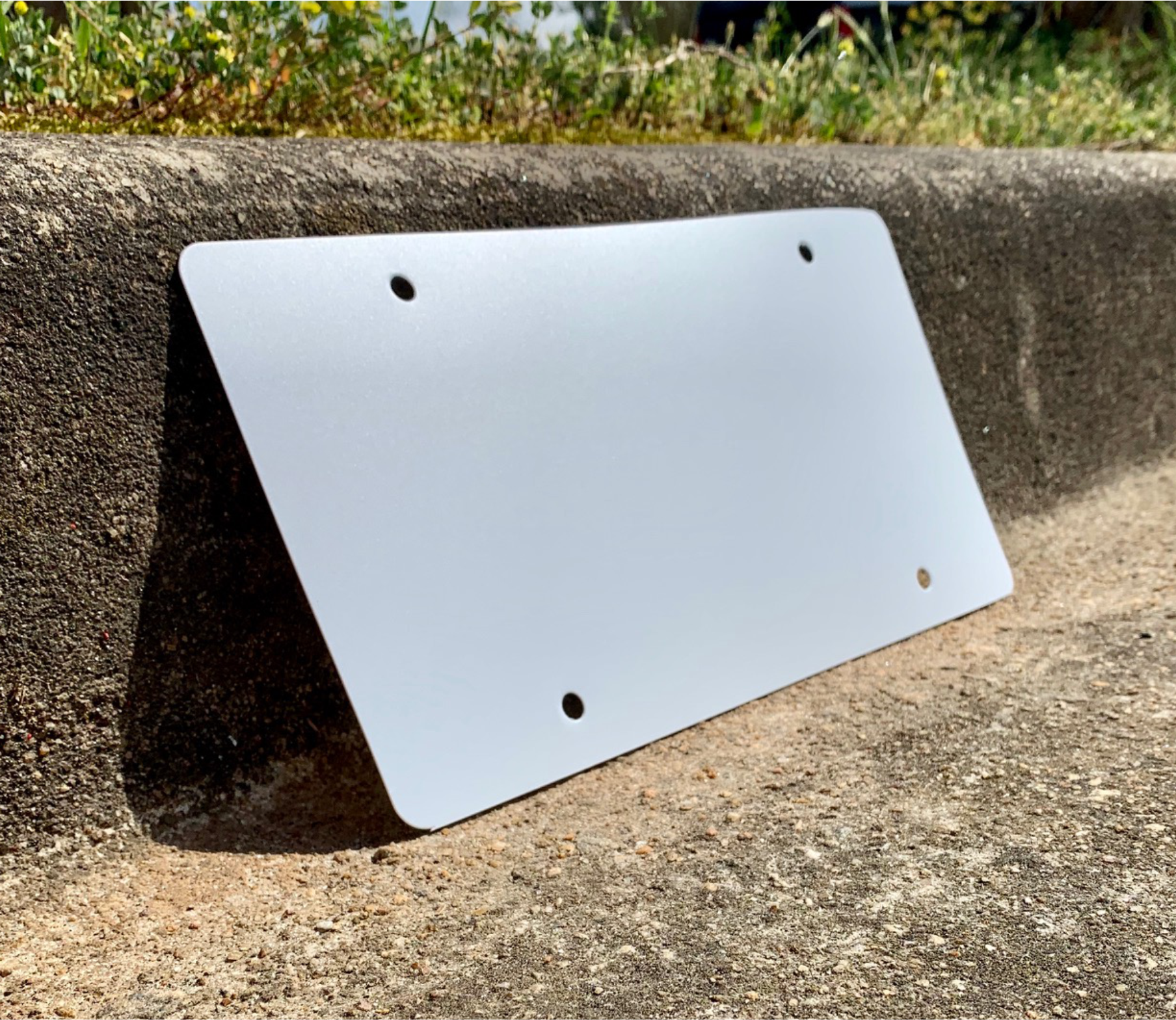Blank License Plates