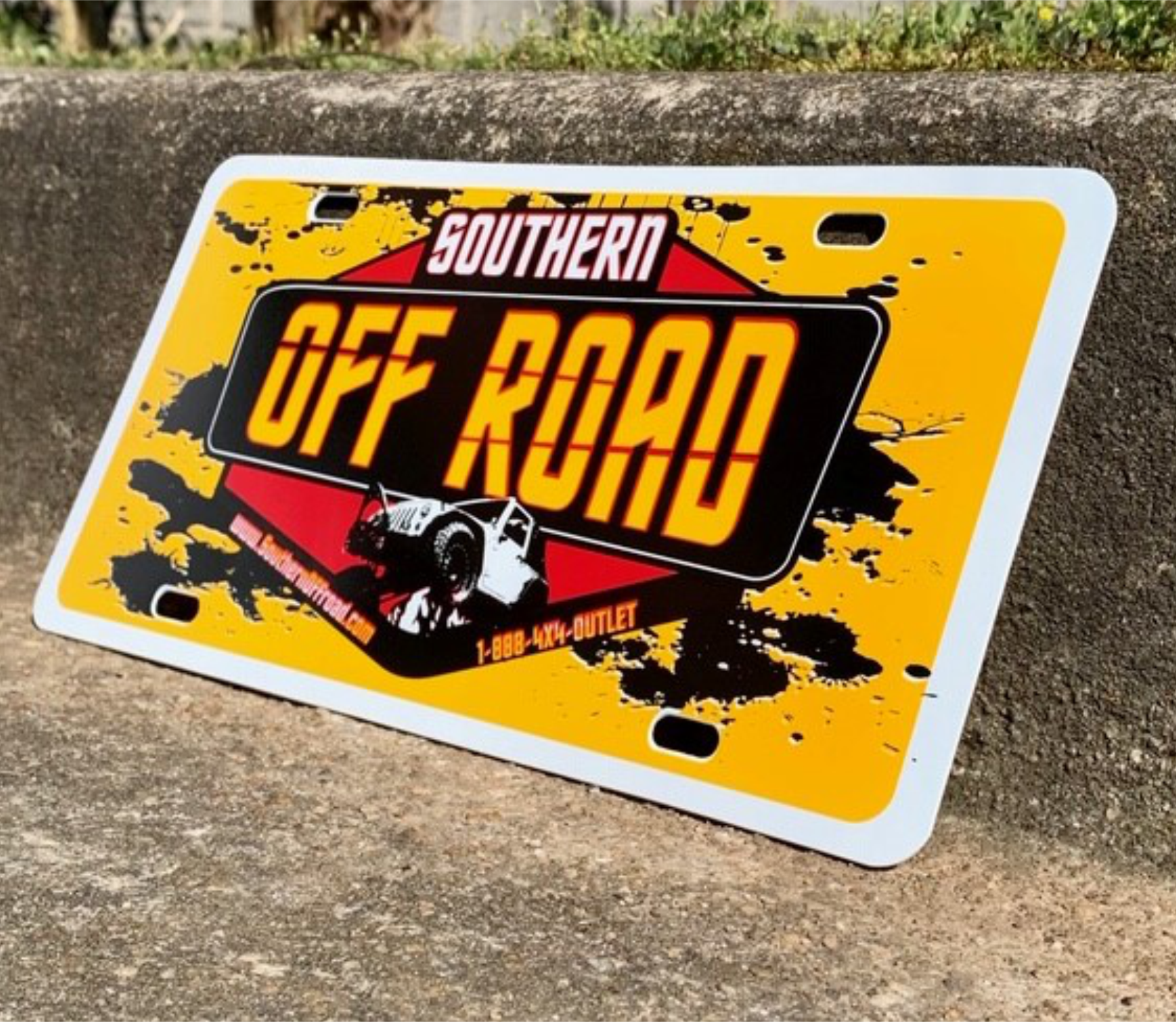 30 Gauge License Plate Insert - 3 Color