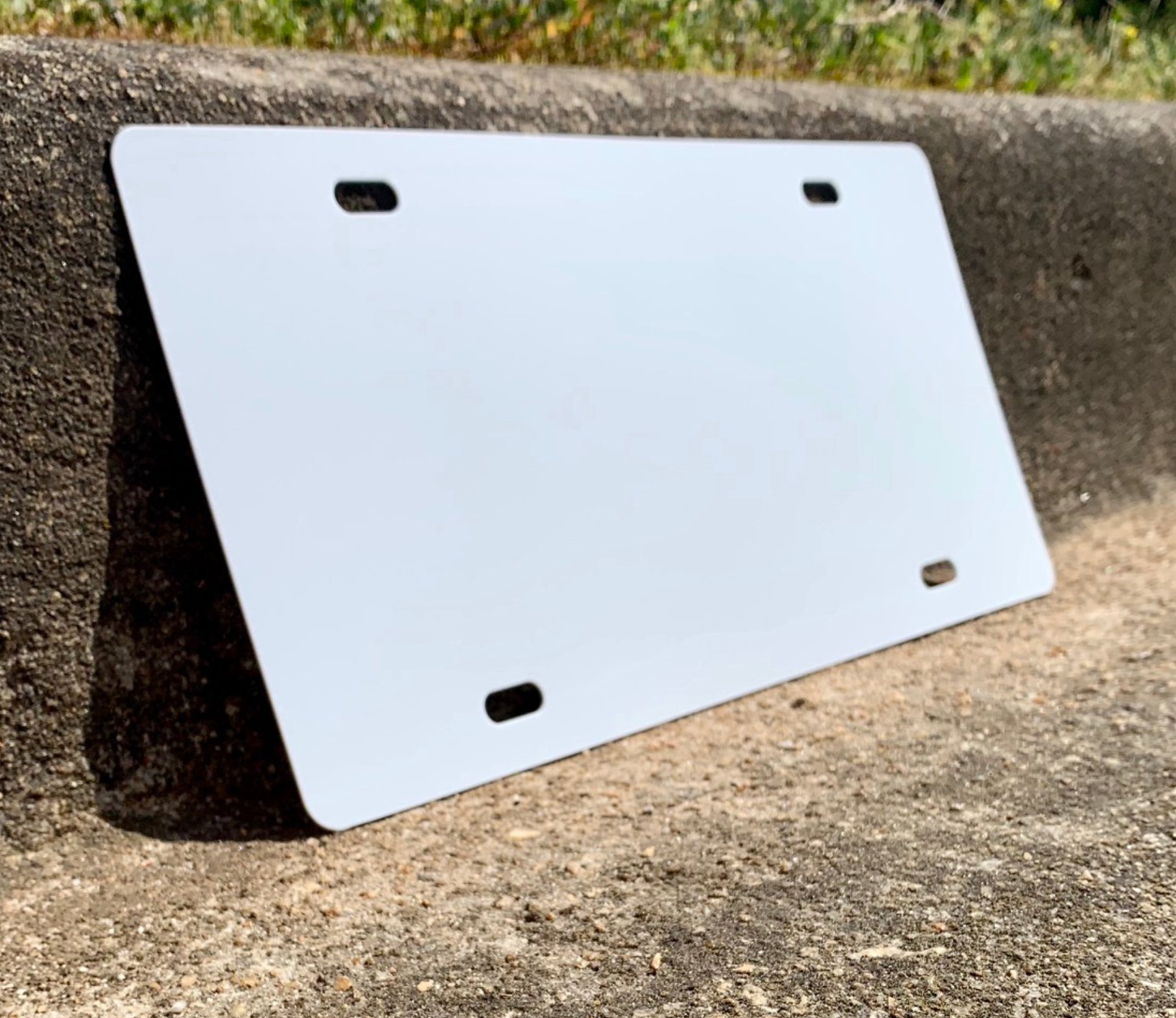 Blank License Plates
