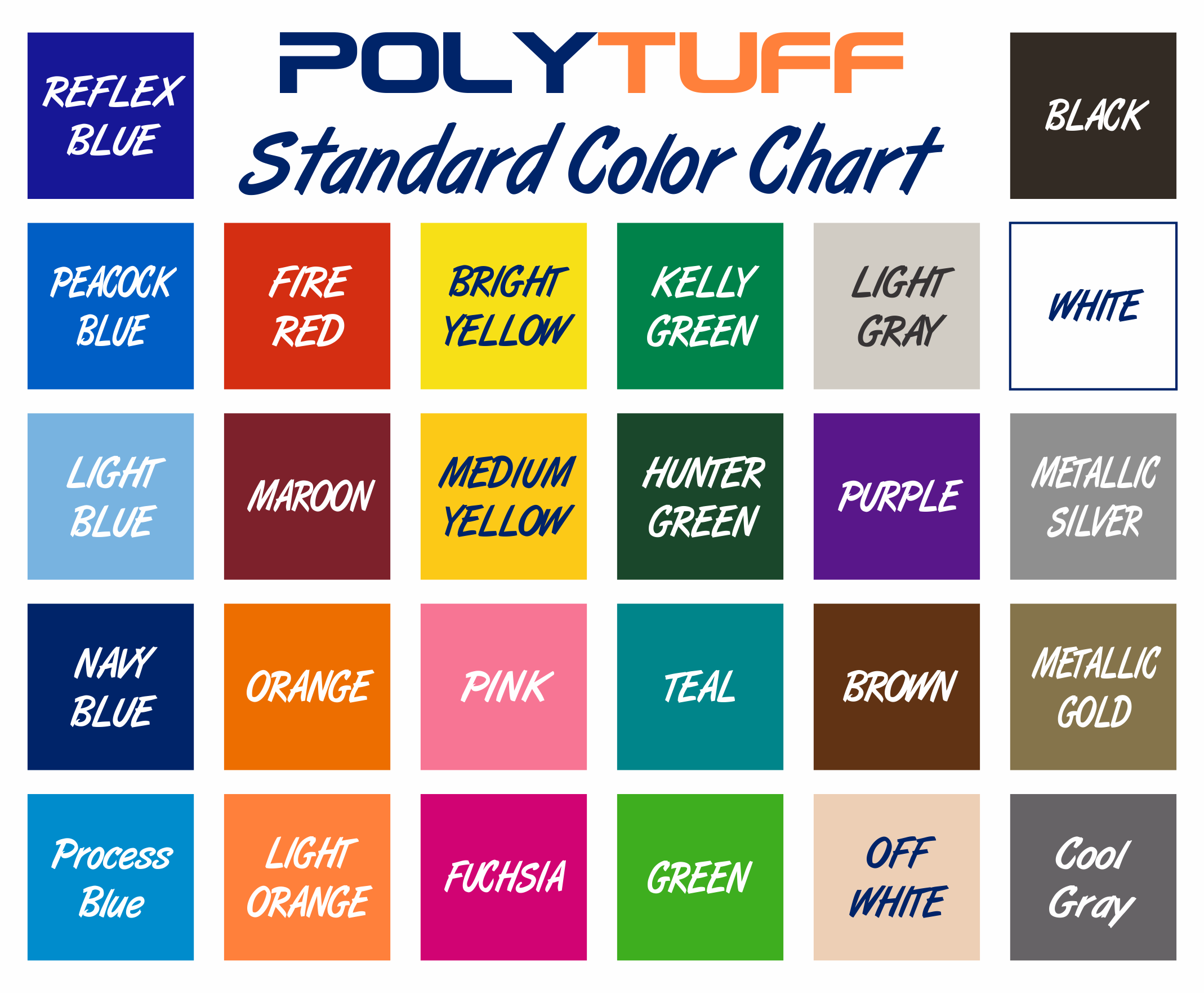 Poly Coated Cardboard License Plate Insert - 3 Color